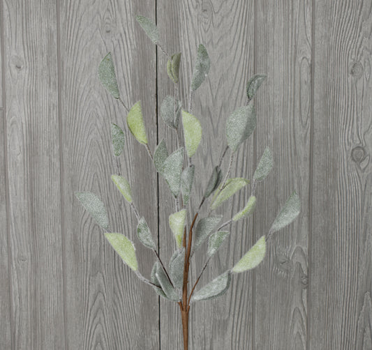27" Frosted Leaf Spray in Frosted Green | QD