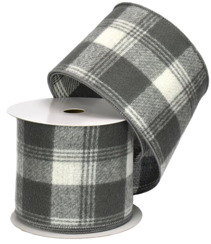 Scandinavian Plaid Ribbon (4" x 10yd)