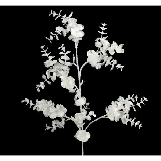 29" Iced Crystal Eucalyptus Spray | XJ