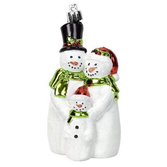 5.5" Snowman Family Ornament | XJB