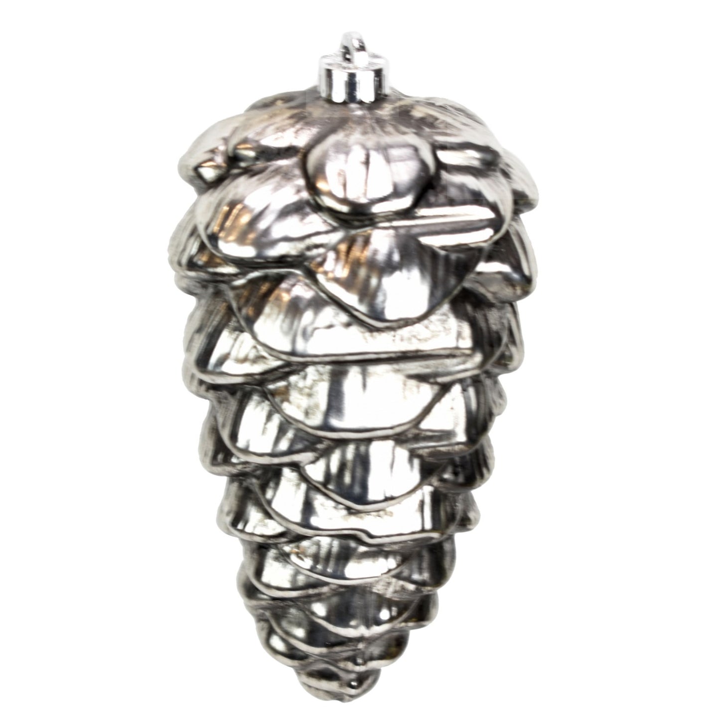10" Grande Pine Cone Ornament in Antique Pewter | XJB