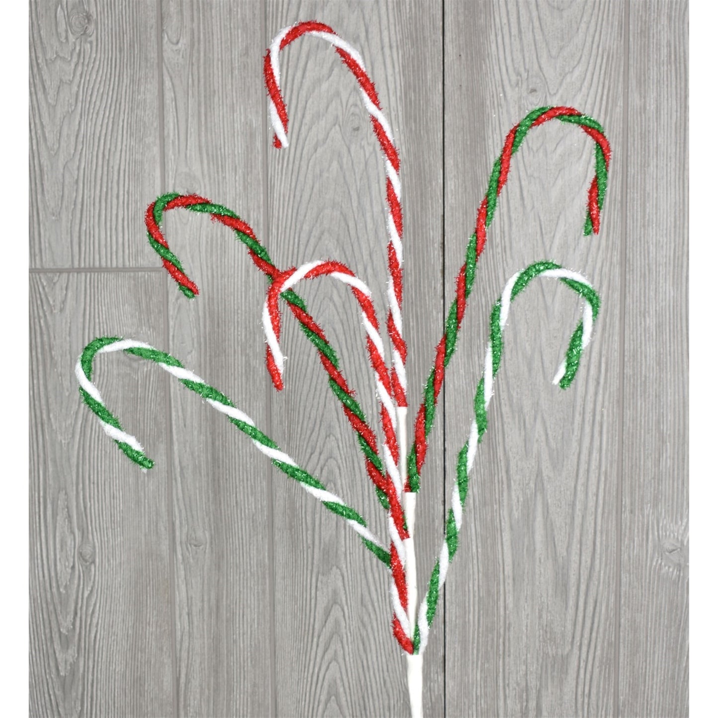 29.5" Candy Cane Spray in Red/Green/White | QG
