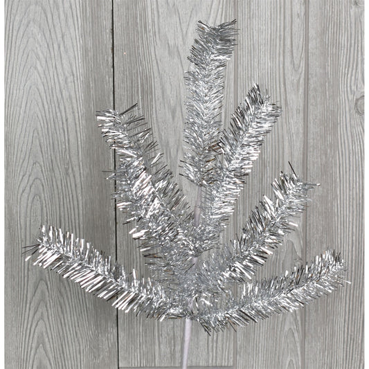 18.5" Tinsel Spray in Silver | QG