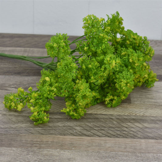 16" Mossed Coral Bunch in Green | XJE