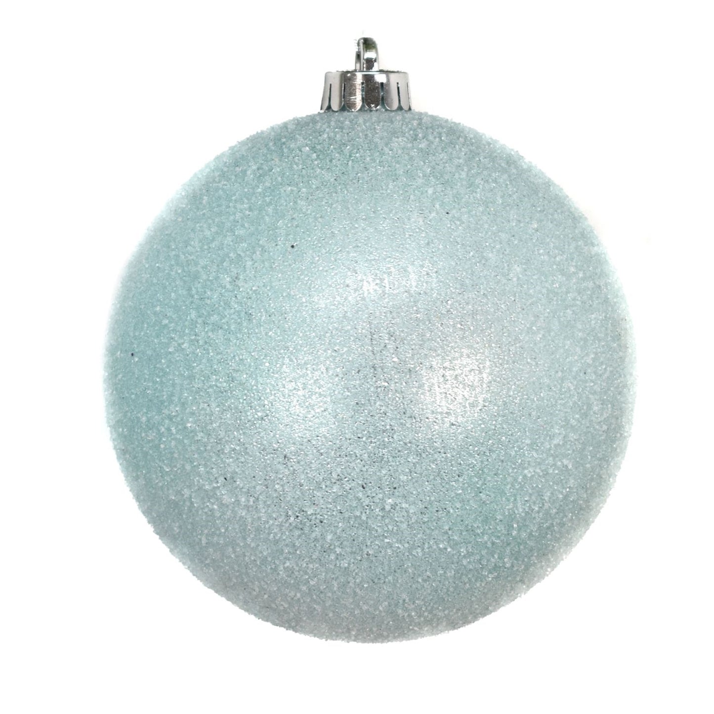6" Sugar Frosted VP Ball Ornament in Blue | XJB