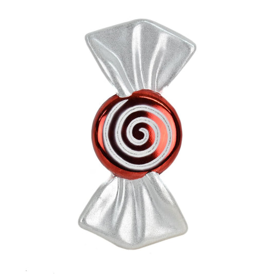 Round Candy Swirl Ornament Box of 2