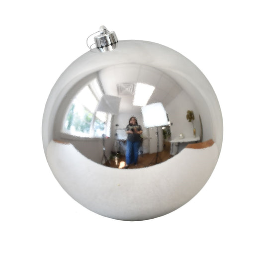 15.75" VP UV Resistant Shiny Ball Ornament in Silver| XJB