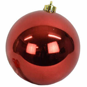 15.75" VP UV Resistant Shiny Ball Ornament in Red | XJB