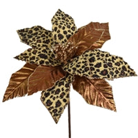 22" Leopard Copper Poinsettia | QG