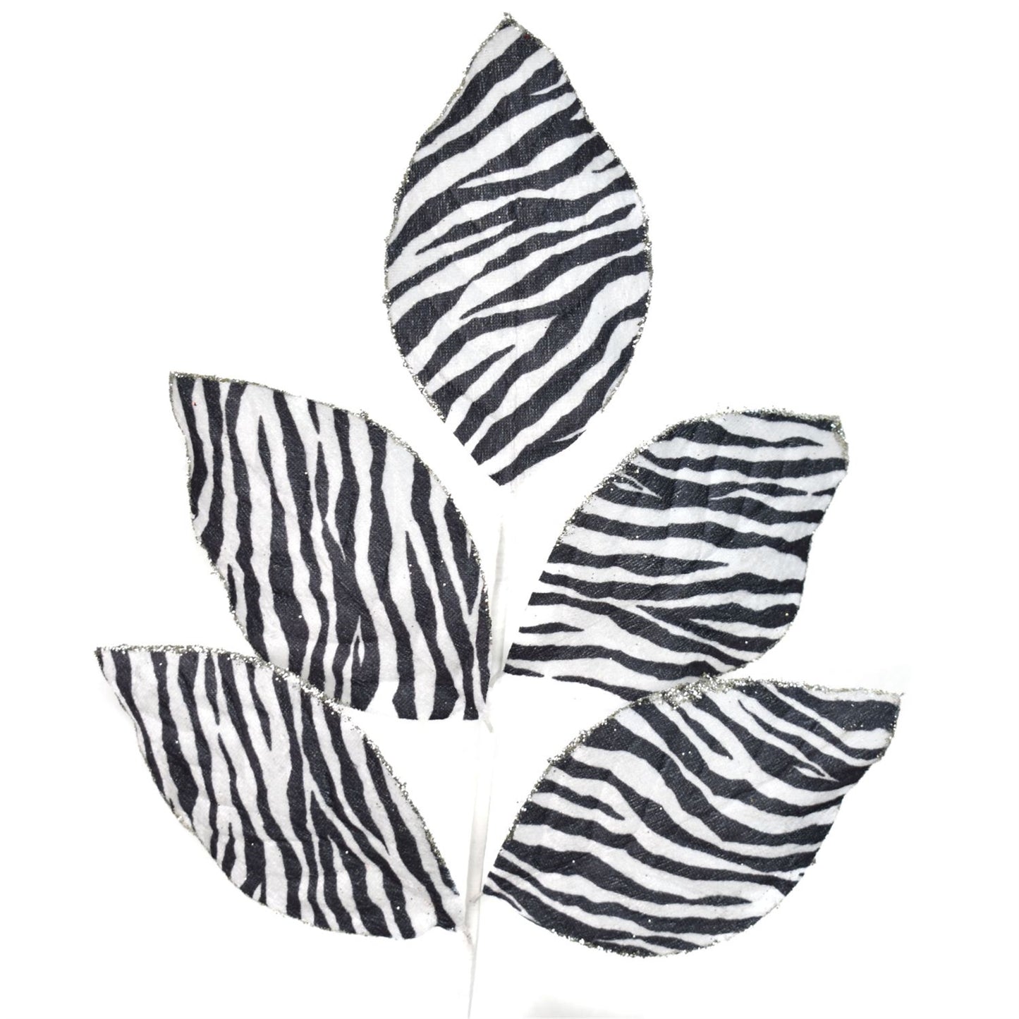 18” Zebra Print Magnolia Pick | QG