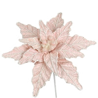 22" Frosty Pink Chiffon Poinsettia | QG