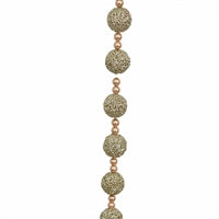 51" Mica Glitter Ball/Pearl Garland | QG