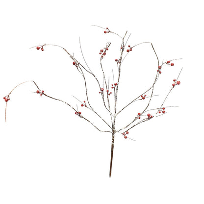 42" Snowed Berry Twig Spray | TA