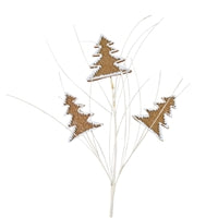 32" Gingerbread Tree Cookie Sugar Twig Spray | TA