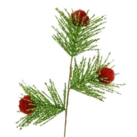 30" Poppin Pom Pom Pine Spray | TA