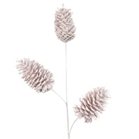 28" Color Dipped Pinecone Spray in Pink | BF