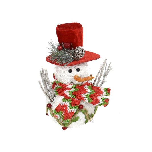 7" Winter Wonder Snowman with Scarf Ornament | BF