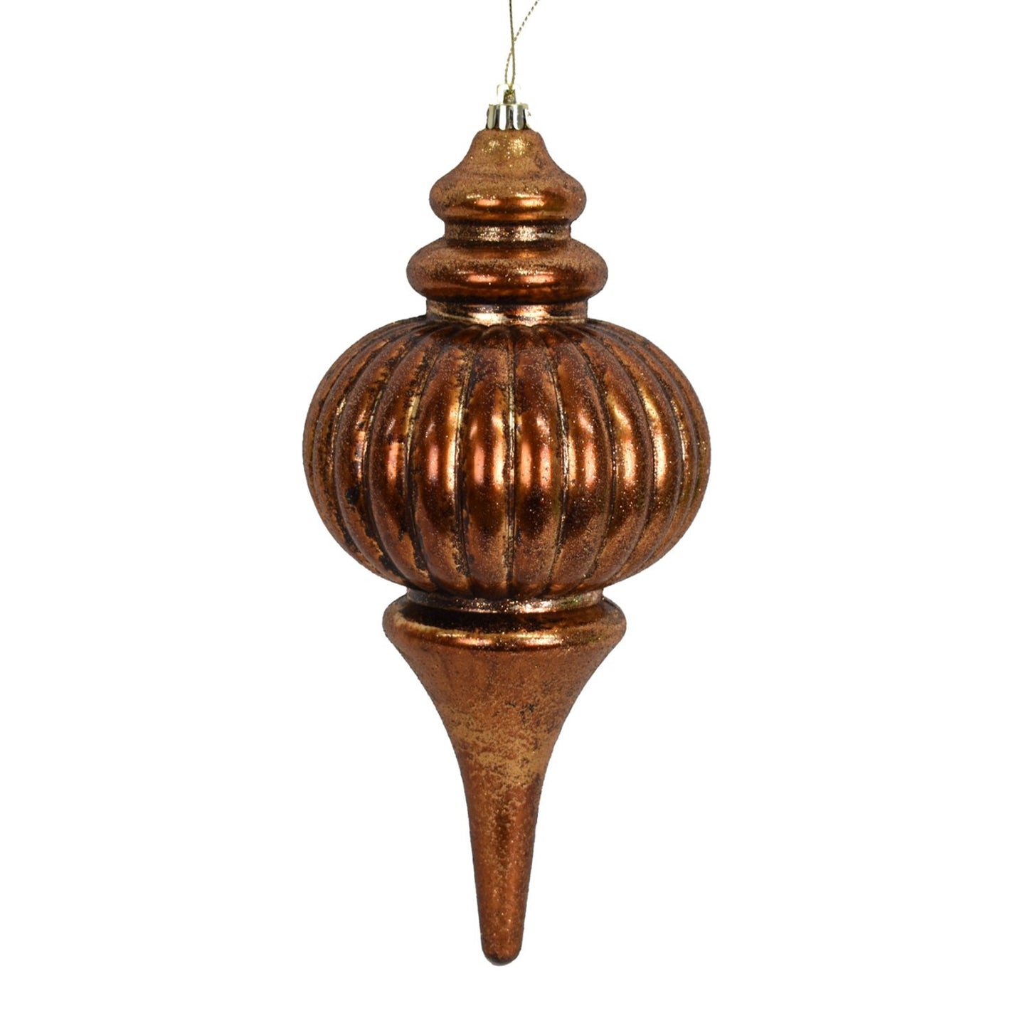 10" Antique Finial Ornament in Antique Copper | FY