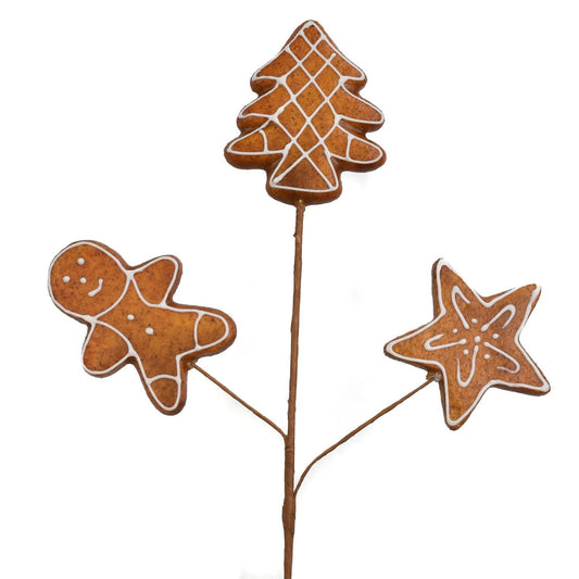 16" Gingerbread Cookie Pick | FY