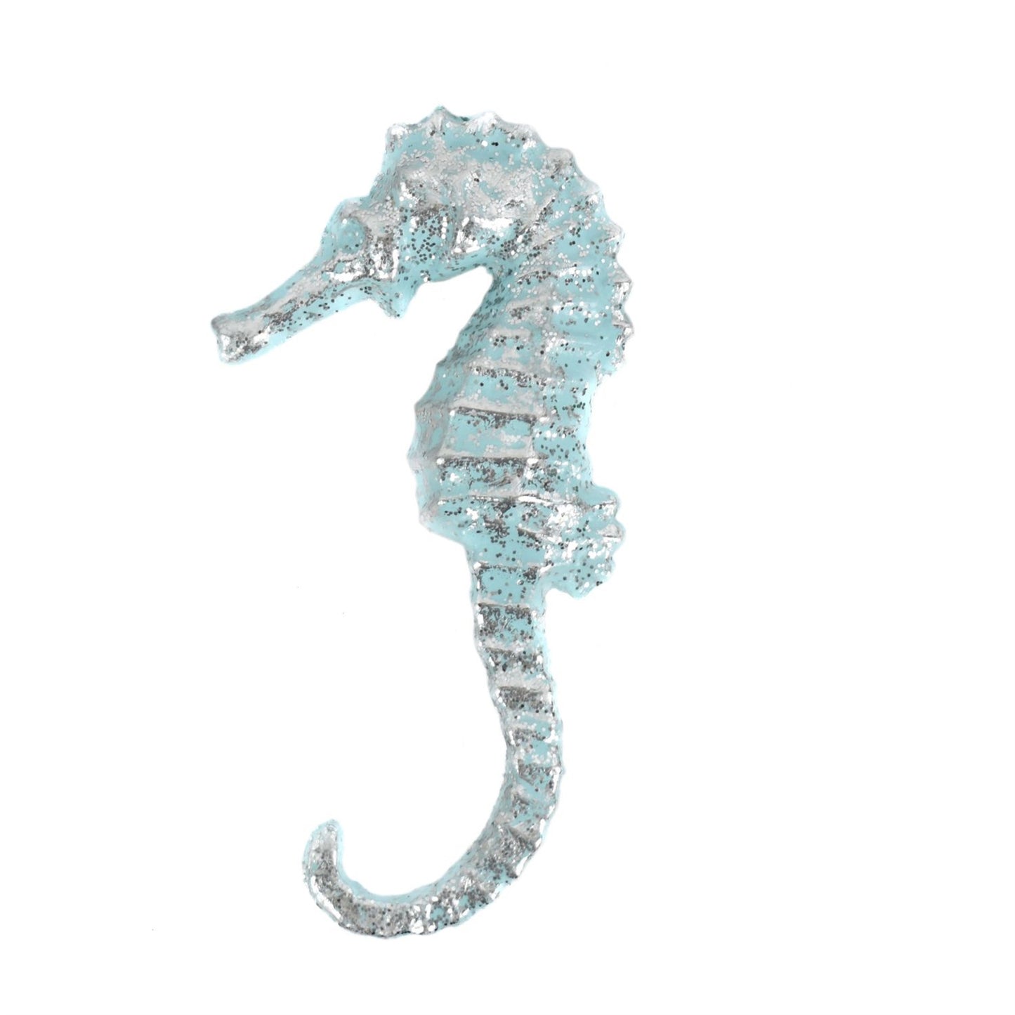 6" Metallic Seahorse Ornament in Blue | FY