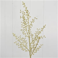 32'' Glittered Poke Berry in Gold | QD