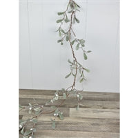 50'' Frosted Mistletoe Garland | QD