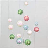 25'' Sequined Mixed Size Ball Spray in Candy Color | QD