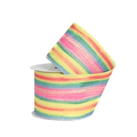 Watercolor Candy Stripe Ribbon 4