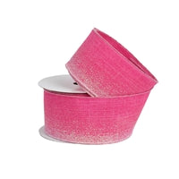 2.5" x 10YD Vibrant Pink Ombre Glitter Ribbon | YT