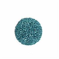 4" Beaded Ball Ornament Box of 4 in Blue | QS