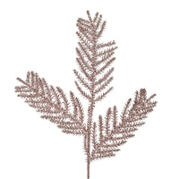30" Glitter Fern Spray in Rose Gold | QS