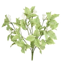 19" Frosted Holly Bush with White Berries | QS