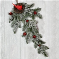26'' Winter Garden Teardrop with Bird Nest | BF