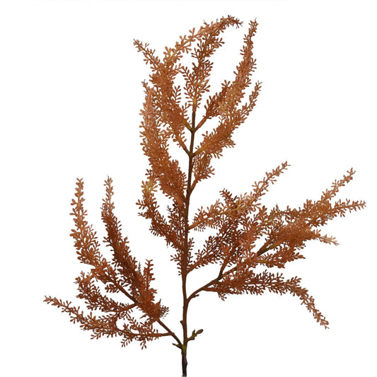 25.5” Wild Grass Foliage Stem in Orange | XJ