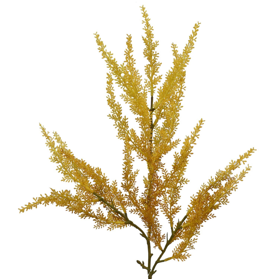 25.5” Wild Grass Foliage Stem in Yellow | XJ