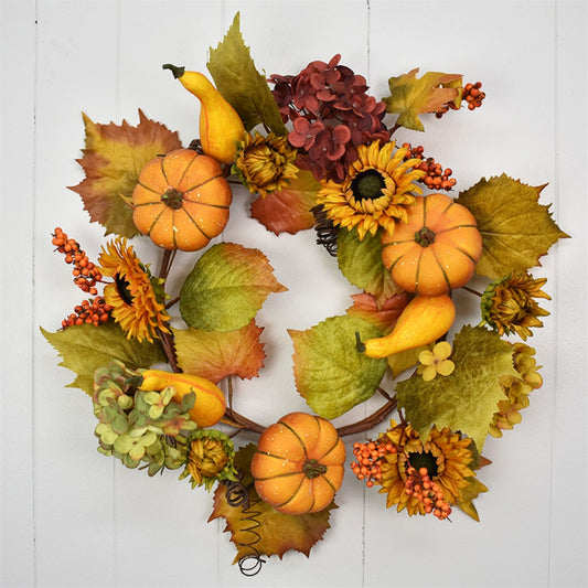 28” Sunset Vibrant Harvest Wreath | XJ