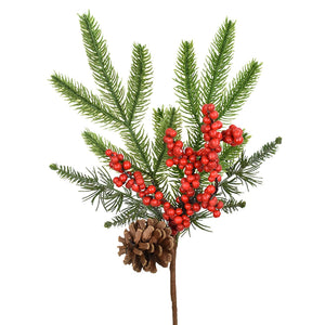 18.5” Western Noble Fir Berry Cone Pick | XJ