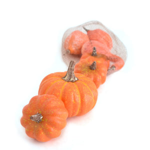 Vibrant Harvest Mixed Size Orange Pumpkin Assortment
