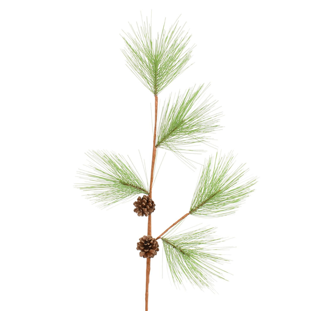 32” Mountain Long Needle Pine / Cone Spray | XJ