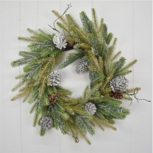 27” Canadian Blue Spruce / Cone Wreath | XJ