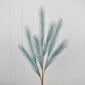 28" Pampas Grass Spray in Blue | XJE