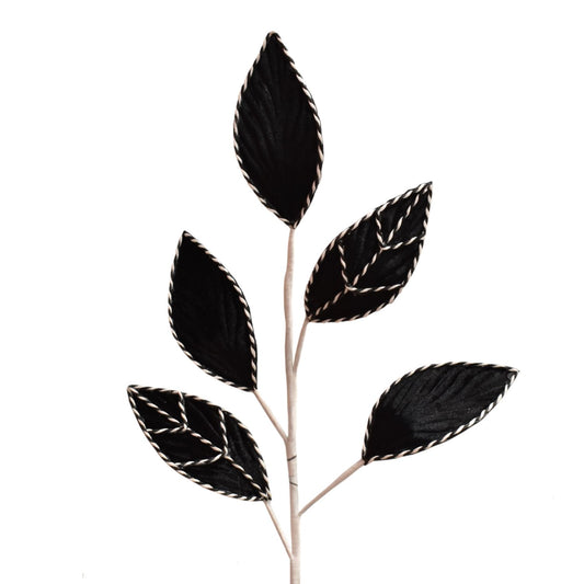 Nutcraker's Elm Leaf Spray - Black