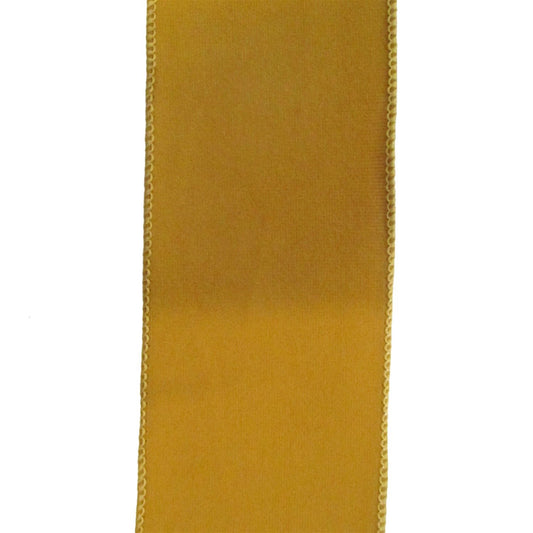 Mustard Yellow Royal Velvet Ribbon 2.5" x 10yd | YT
