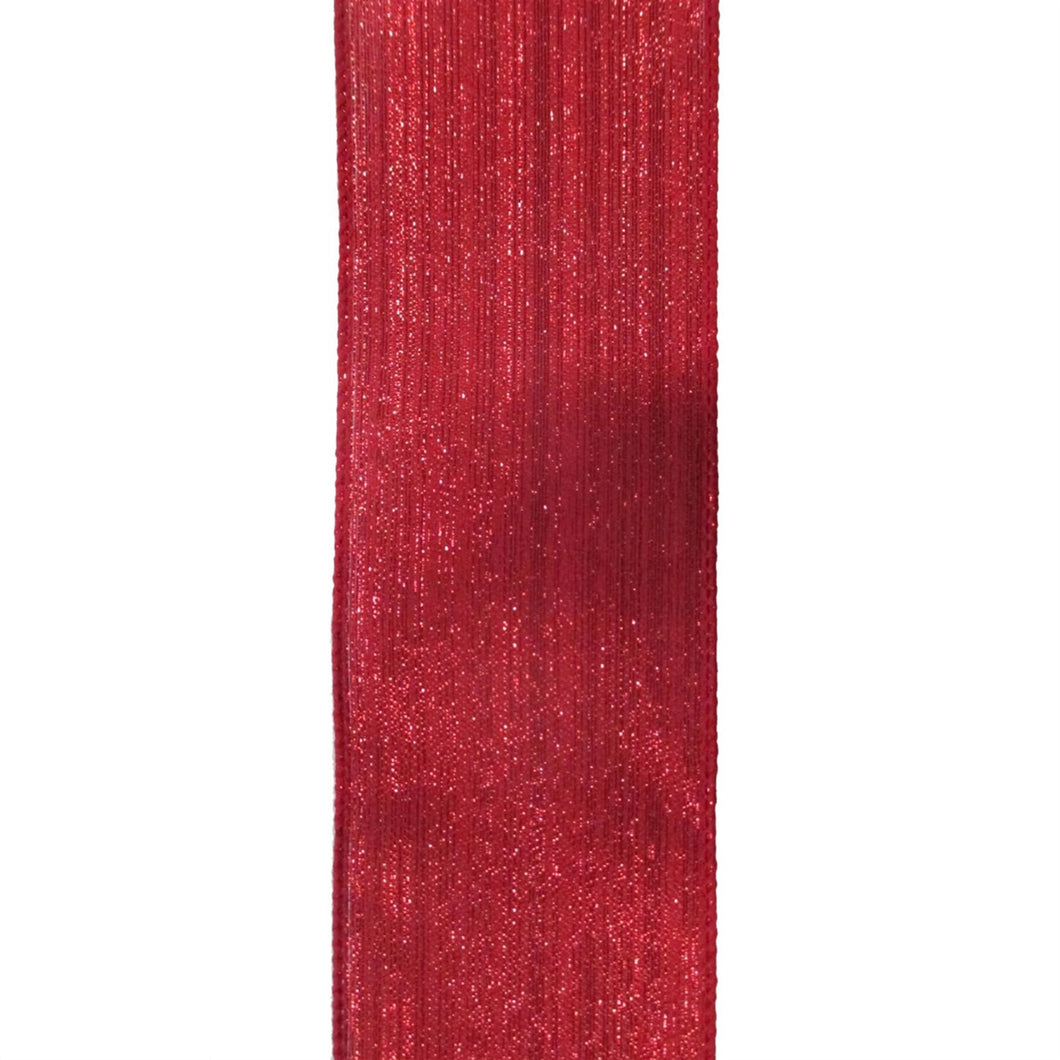 Red Shimmer and Shine Ribbon 2.5 x 10yd