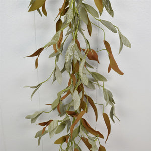 48” Willow Eucalyptus Garland in Green | QD