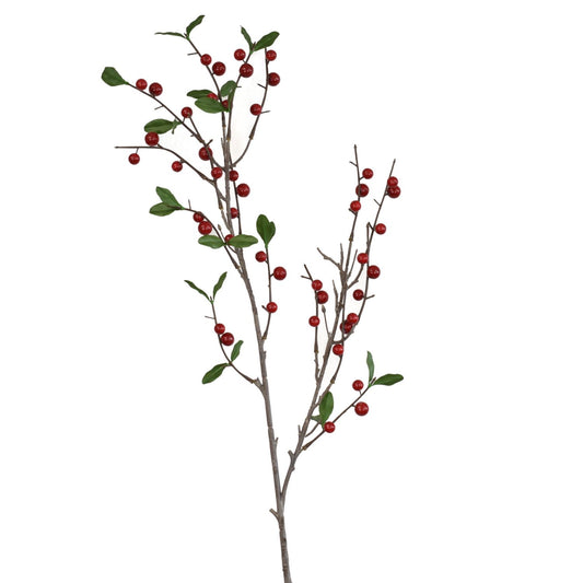 36” Southern Wild Red Berry Spray | QS