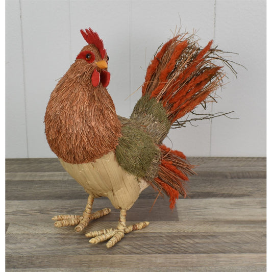 19" x 14" Natural Fibers Rooster | BF