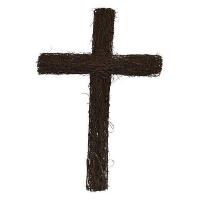 24” Angel Vine Cross with Hanger | QDE