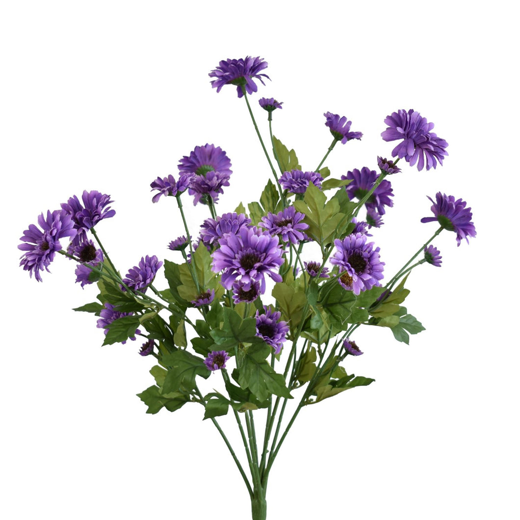 19” Mini Gerbera Daisy Bush in Purple | XJE