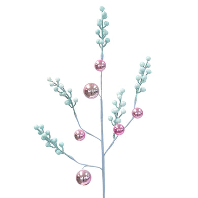 Glittered Berry/Shiny Ball Spray 28.5